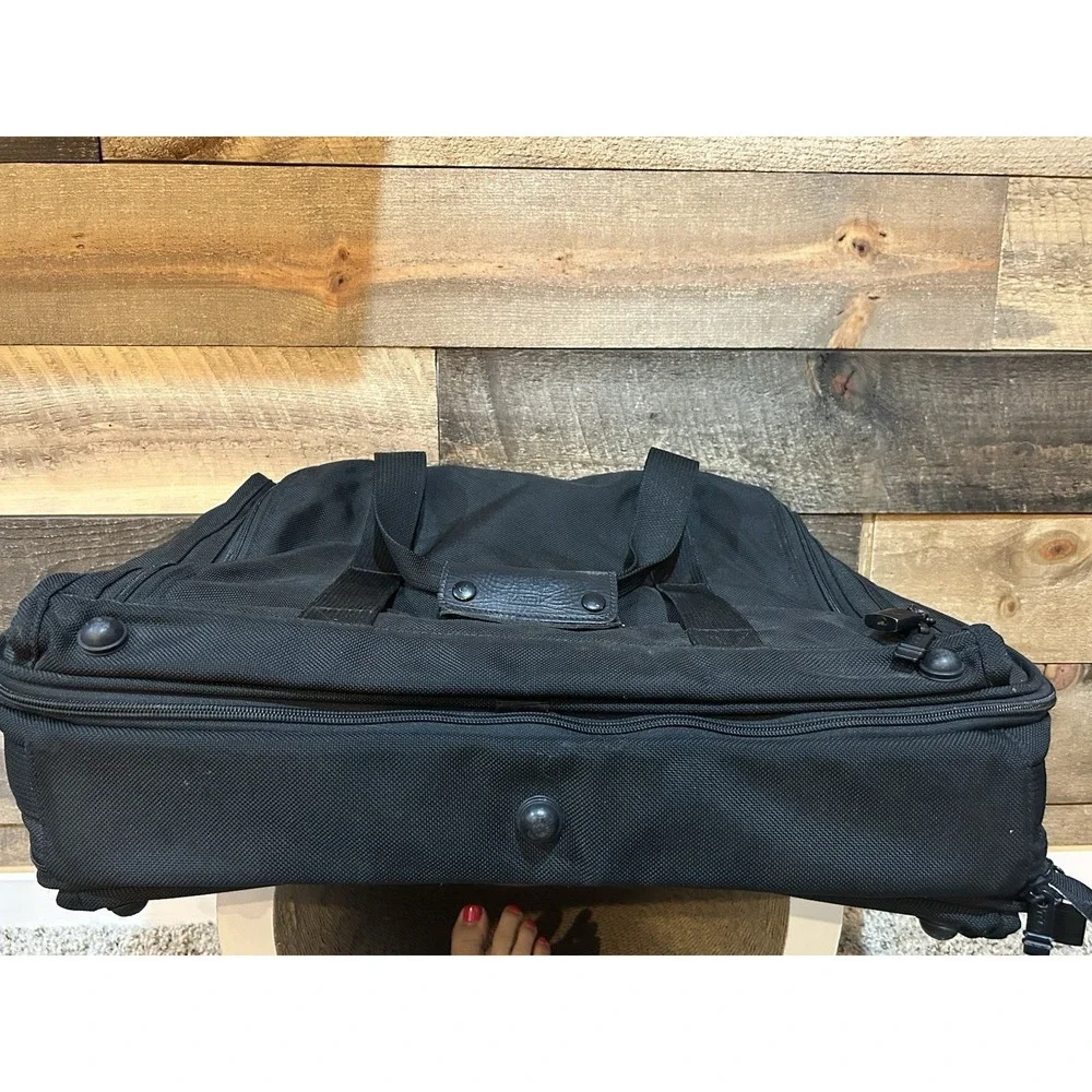 Vintage Tumi USA Black Ballistic Nylon Luggage Carry on Garment Bag 21